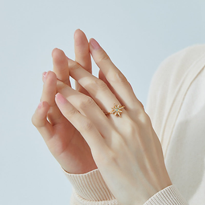 Solar Opal Ring