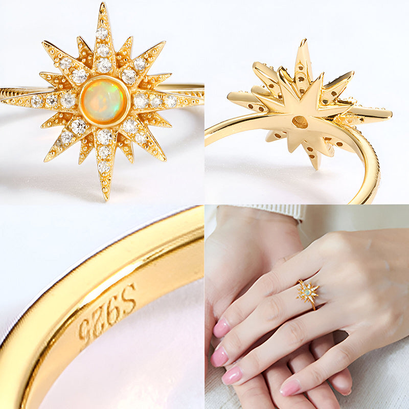 Solar Opal Ring