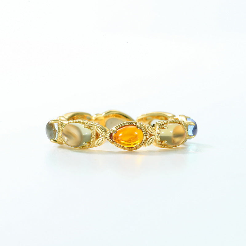 Colorful Gemstone Ring