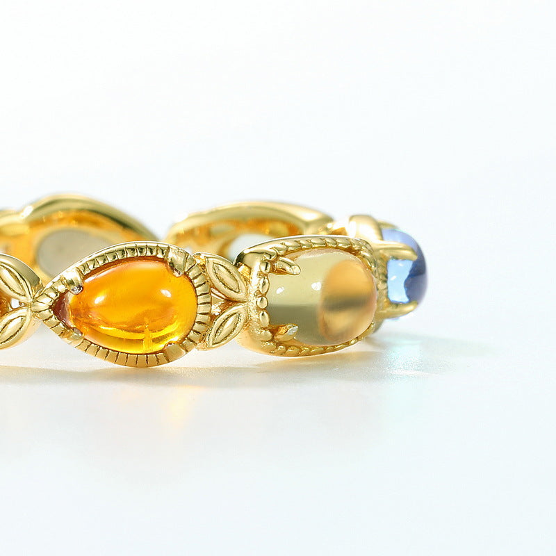 Colorful Gemstone Ring