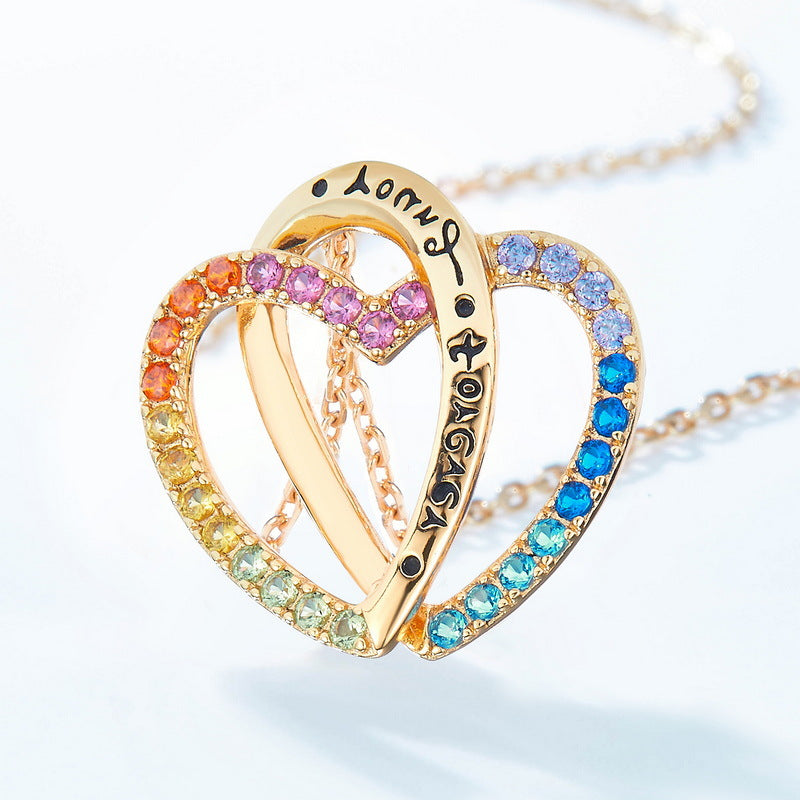 Colorful Heart Pendant