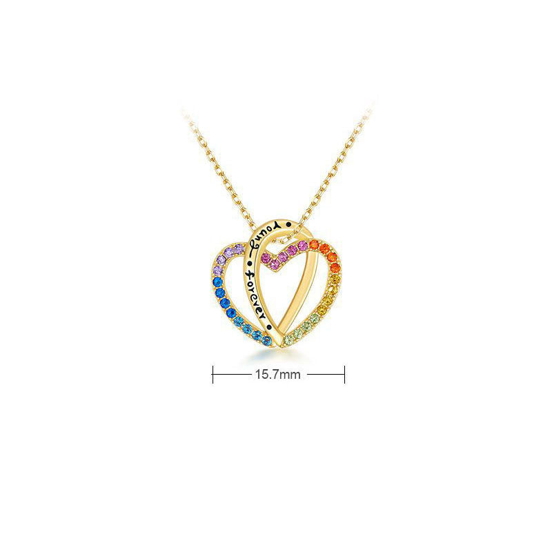 Colorful Heart Pendant