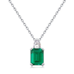 Quadrangle Emerald II Pendant