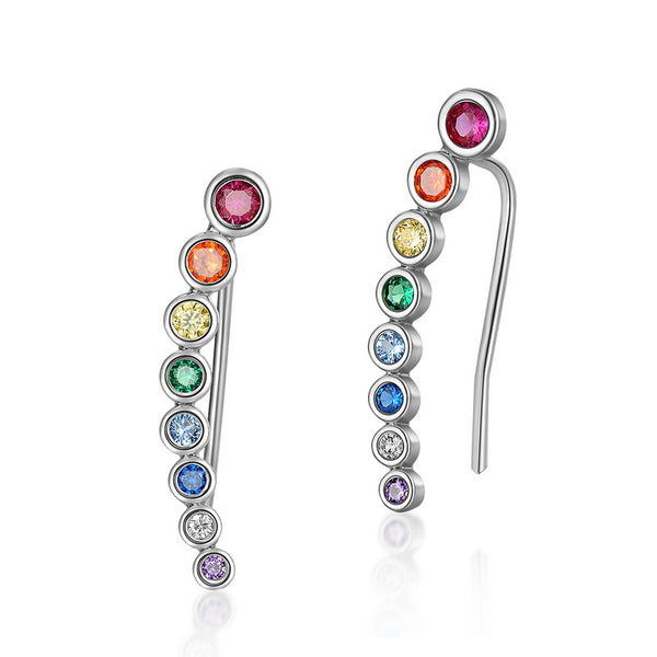 Rainbow Bubbles Earring