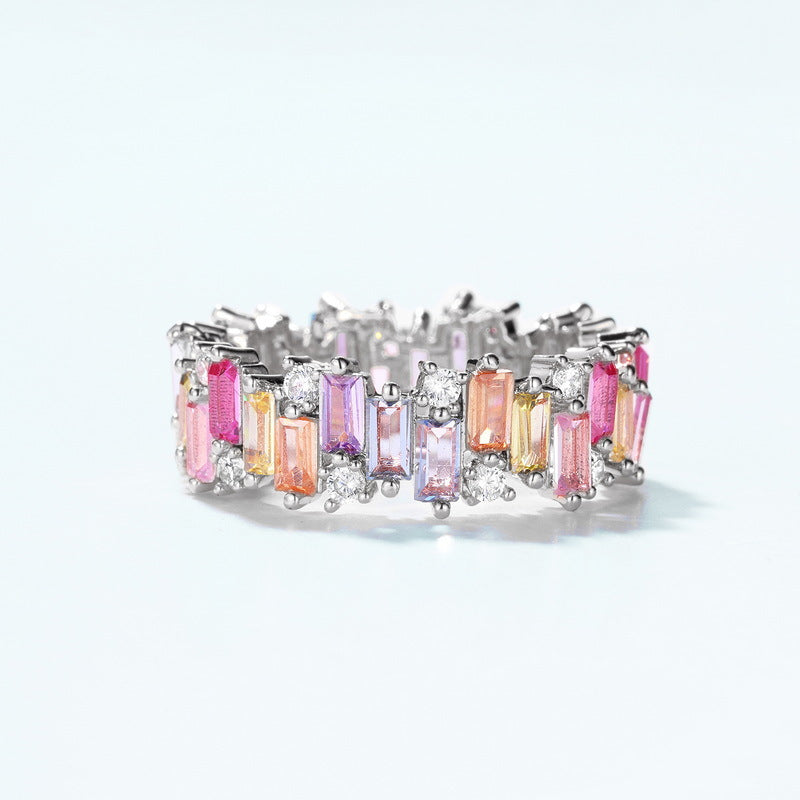 Rectangular Zirconium Ring