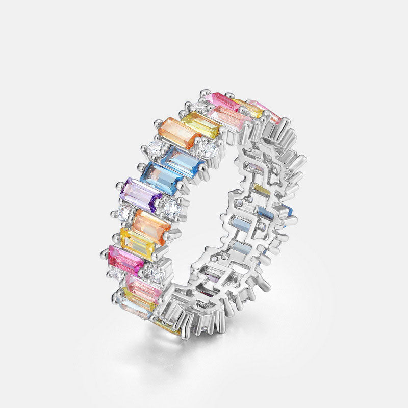 Rectangular Zirconium Ring